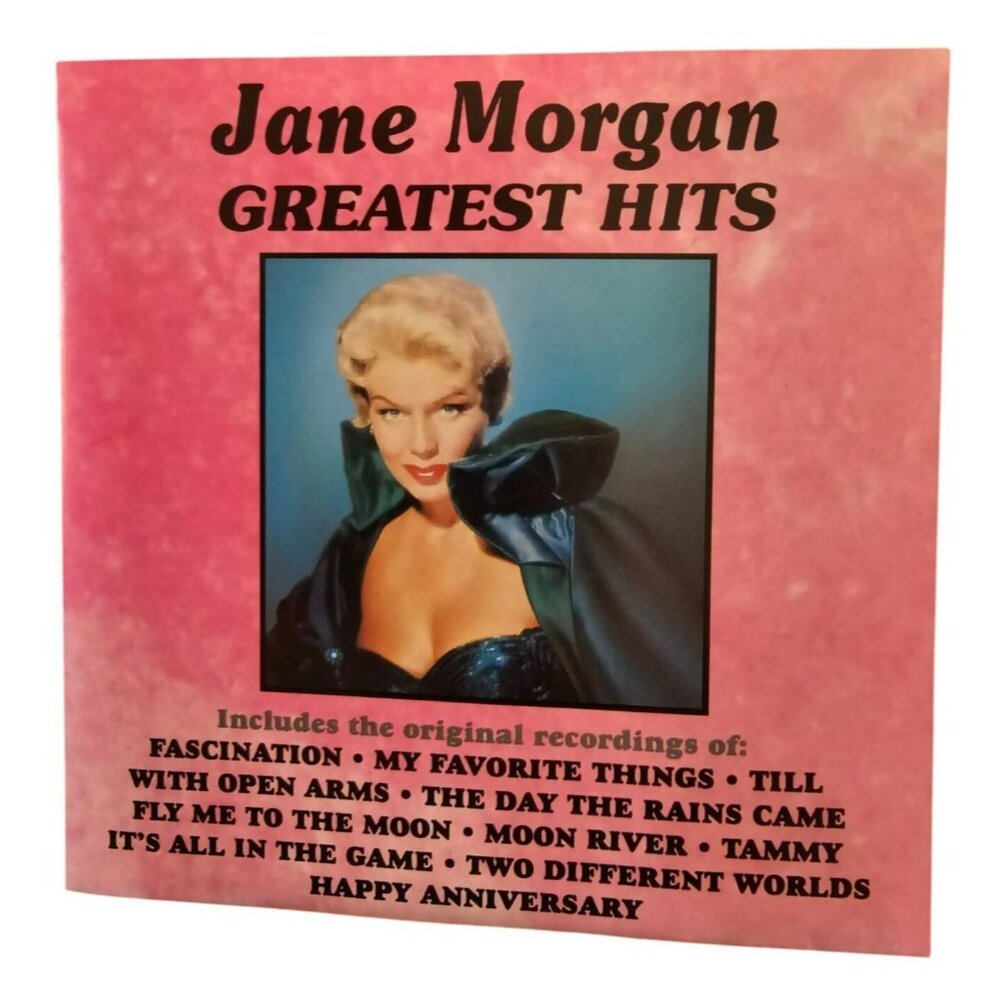 Jane Morgan CD Greatest Hits Timeless Tunes Curb Records   37443cd